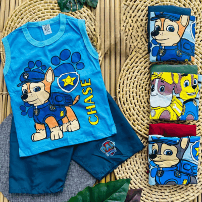 Conjunto Infantil Regata - Patrulha Canina - 8 anos